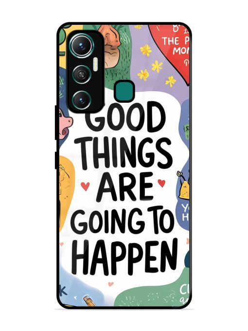 Uplifting Scribbles Glossy Soft Edge Case for Infinix Hot 11 (2021)