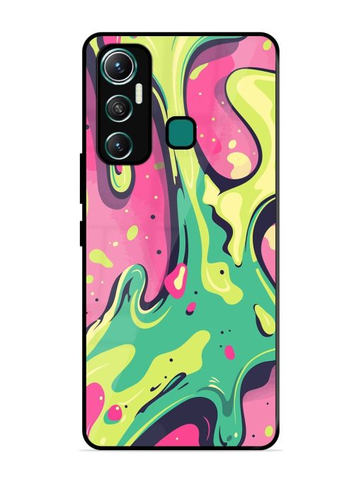 Gooey Grooves Glossy Soft Edge Case for Infinix Hot 11 (2021)