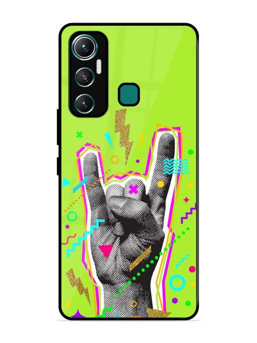 Neon Rock Glossy Soft Edge Case for Infinix Hot 11 (2021)