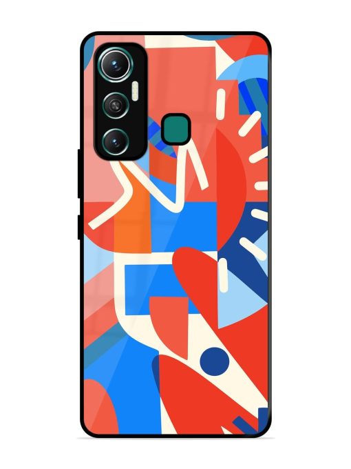 Abstract Harmony Glossy Soft Edge Case for Infinix Hot 11 (2021)