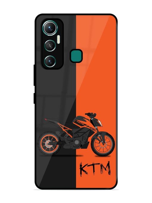 Orange Beast Glossy Soft Edge Case for Infinix Hot 11 (2021)