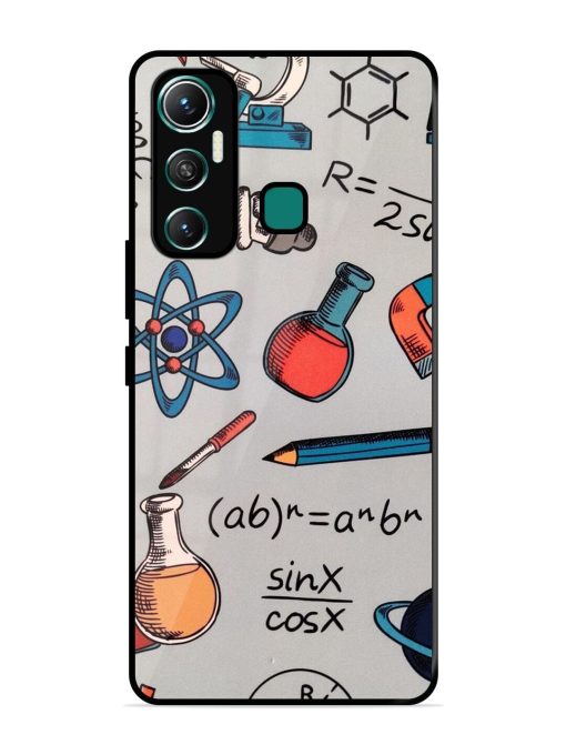 Science Doodle Glossy Soft Edge Case for Infinix Hot 11 (2021)