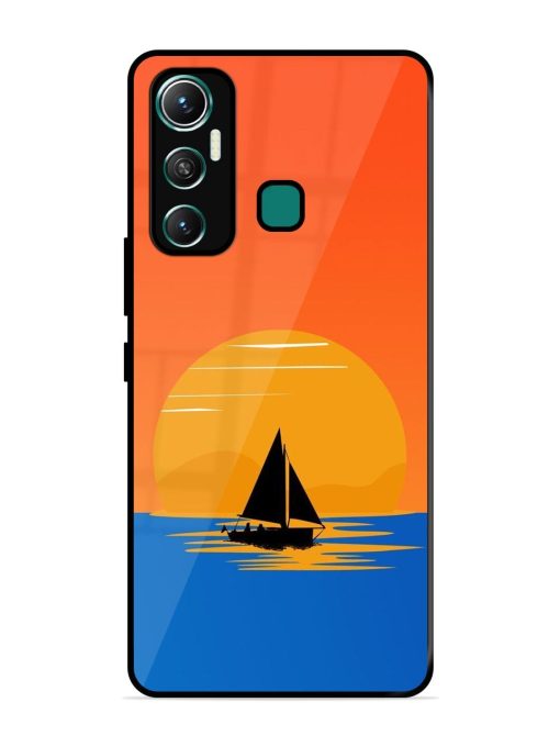 Sunset Sail Glossy Soft Edge Case for Infinix Hot 11 (2021)