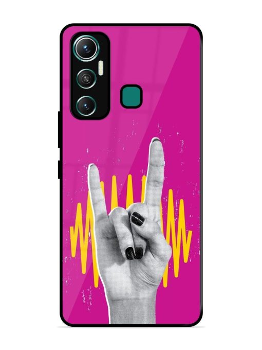 Rock Hand Glossy Soft Edge Case for Infinix Hot 11 (2021)