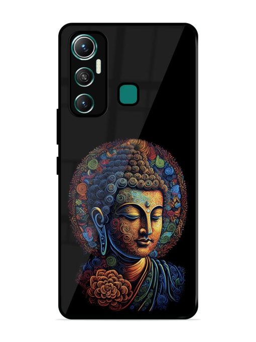 Stained Glass Serenity Glossy Soft Edge Case for Infinix Hot 11 (2021)