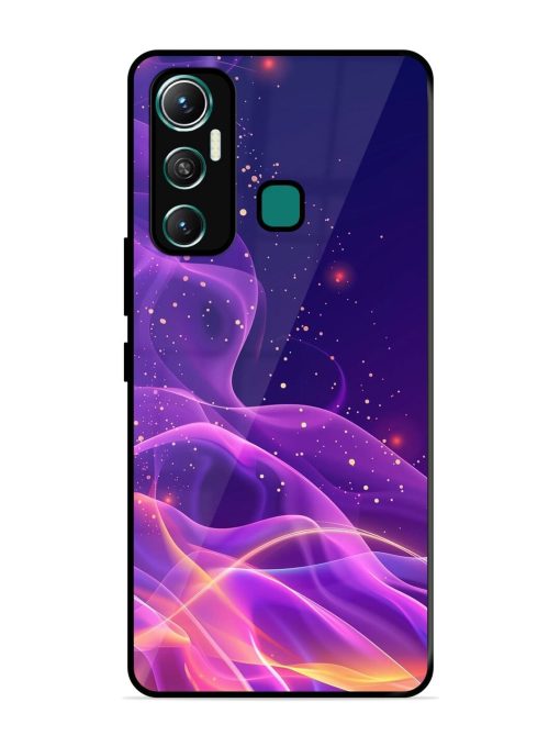 Cosmic Currents Glossy Soft Edge Case for Infinix Hot 11 (2021)