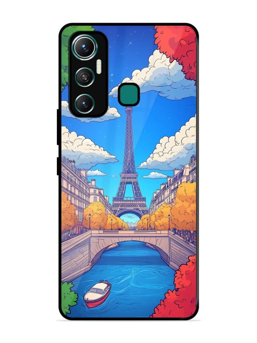 Parisian Panorama Glossy Soft Edge Case for Infinix Hot 11 (2021)