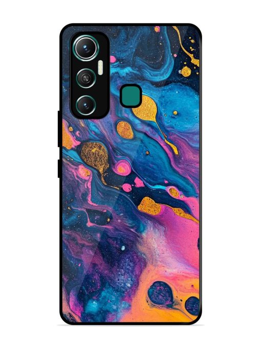 Cosmic Swirl Glossy Soft Edge Case for Infinix Hot 11 (2021)