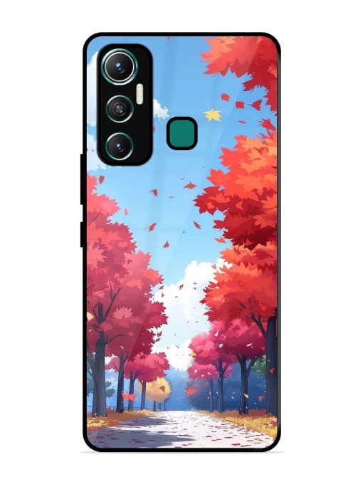 Autumn'S Embrace Glossy Soft Edge Case for Infinix Hot 11 (2021)