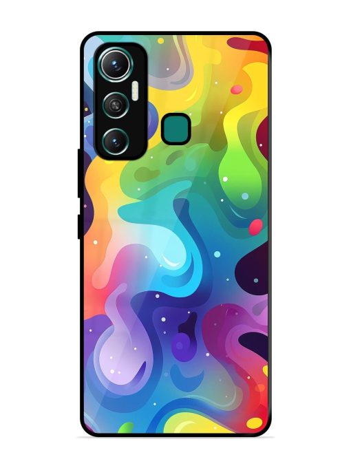 Rainbow River Glossy Soft Edge Case for Infinix Hot 11 (2021)