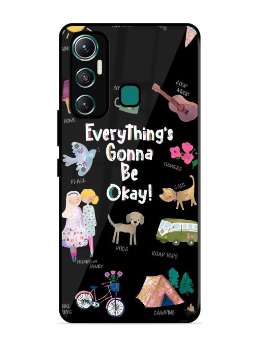 Everything'S Gonna Be Okay Glossy Soft Edge Case for Infinix Hot 11 (2021)