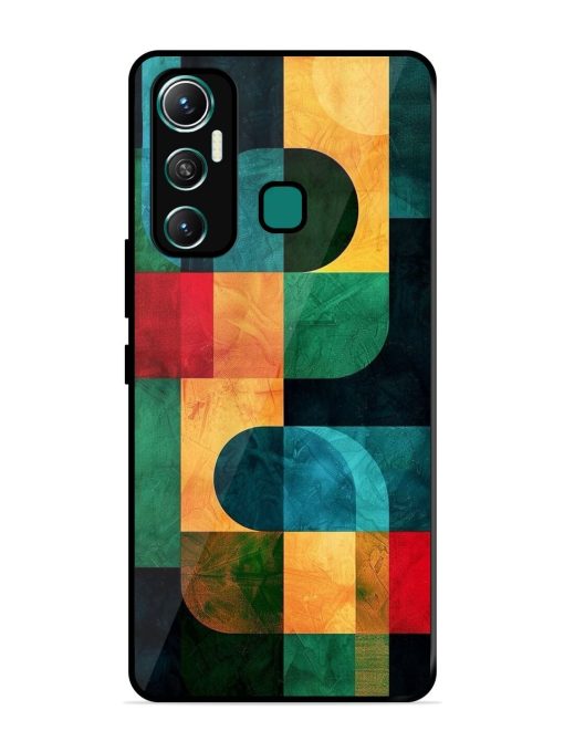 Geometric Harmony Glossy Soft Edge Case for Infinix Hot 11 (2021)