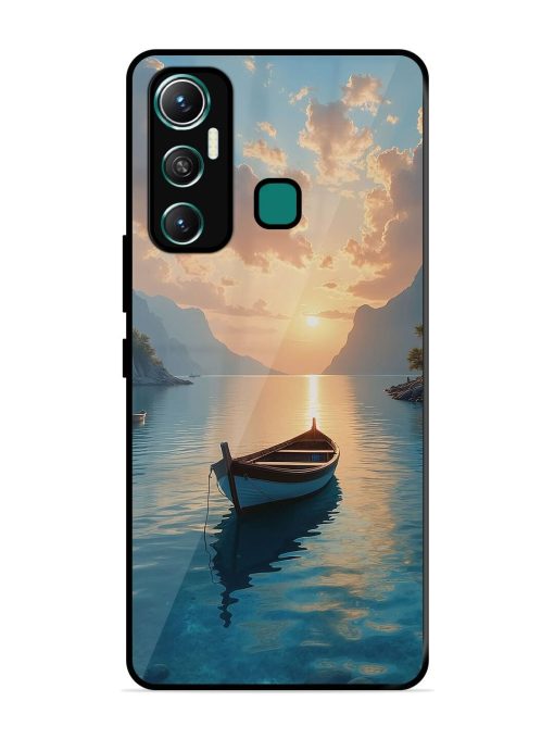 Serene Sunset Glossy Soft Edge Case for Infinix Hot 11 (2021)