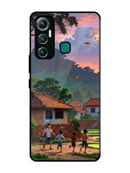 Sunset Play Glossy Soft Edge Case for Infinix Hot 11 (2021)