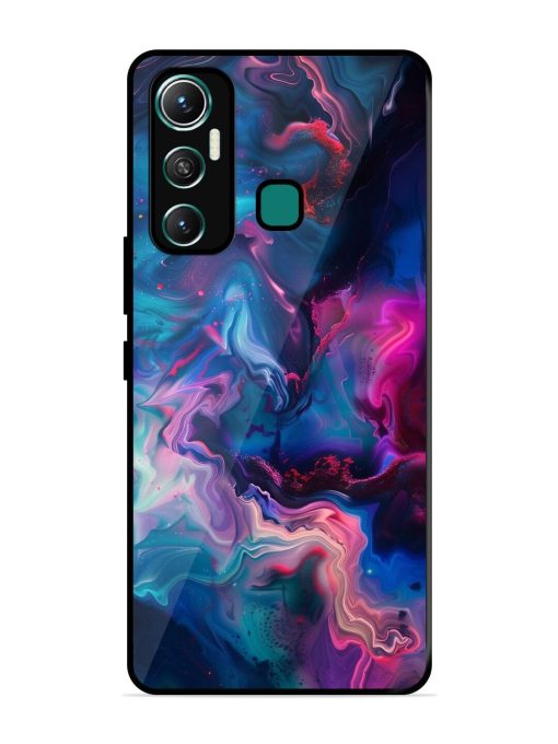 Cosmic Swirl Glossy Soft Edge Case for Infinix Hot 11 (2021)