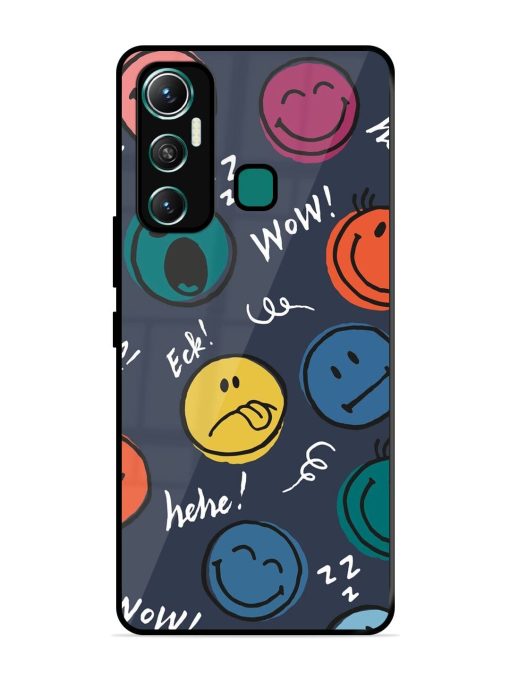 Emoticon Parade Glossy Soft Edge Case for Infinix Hot 11 (2021)