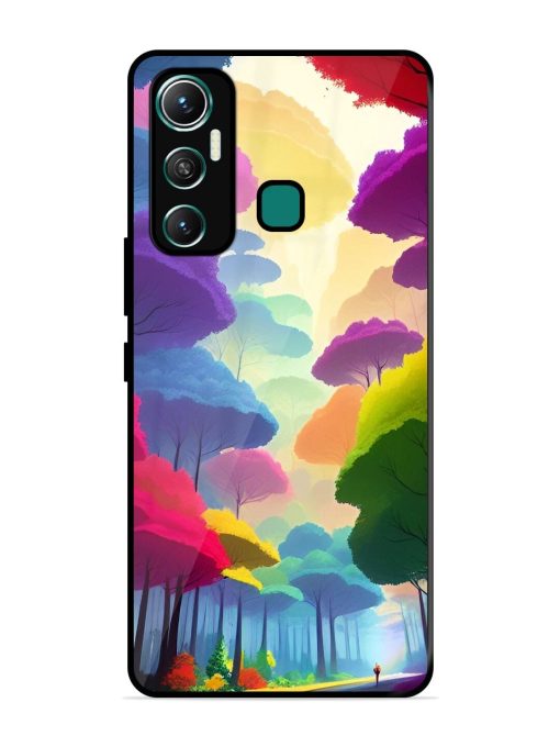 Rainbow Road Glossy Soft Edge Case for Infinix Hot 11 (2021)