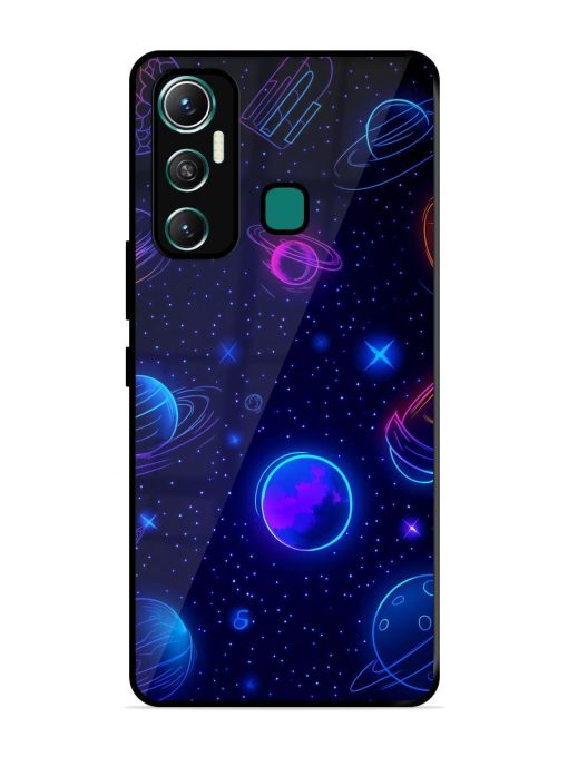 Neon Cosmos Glossy Soft Edge Case for Infinix Hot 11 (2021)