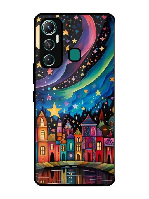 Starlit Village Glossy Soft Edge Case for Infinix Hot 11 (2021)