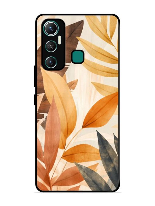 Earthy Elegance Glossy Soft Edge Case for Infinix Hot 11 (2021)