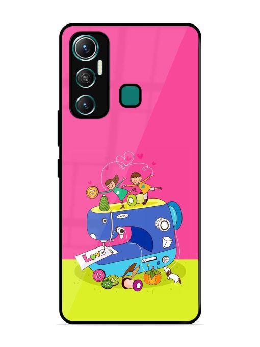 Sew Cute Glossy Soft Edge Case for Infinix Hot 11 (2021)