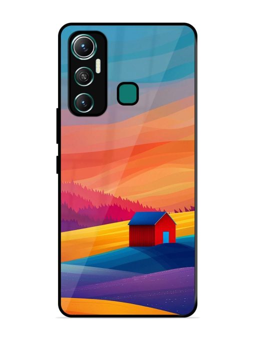 Sunset Solitude Glossy Soft Edge Case for Infinix Hot 11 (2021)