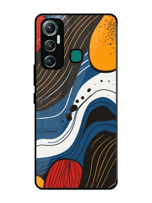 Abstract Expression Glossy Soft Edge Case for Infinix Hot 11 (2021)