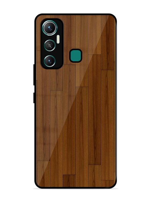 Warm Woodgrain Glossy Soft Edge Case for Infinix Hot 11 (2021)