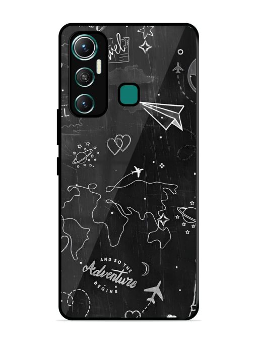 Wanderlust Sketchbook Glossy Soft Edge Case for Infinix Hot 11 (2021)