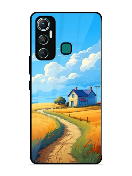 Countryside Cottage Glossy Soft Edge Case for Infinix Hot 11 (2021)