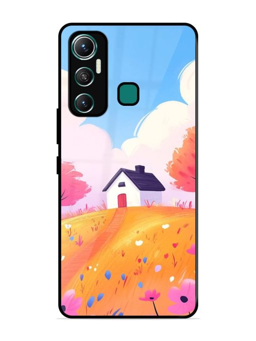 Hilltop Haven Glossy Soft Edge Case for Infinix Hot 11 (2021)