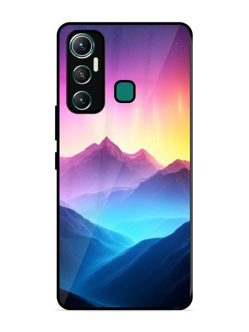 Cosmic Mountains Glossy Soft Edge Case for Infinix Hot 11 (2021)