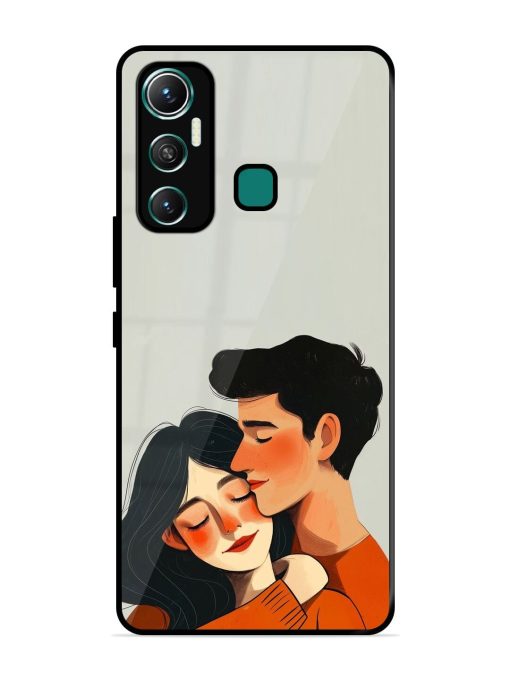 Craft Couples Glossy Soft Edge Case for Infinix Hot 11 (2021)