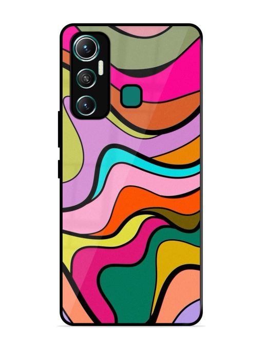 Wavy Wonder Glossy Soft Edge Case for Infinix Hot 11 (2021)