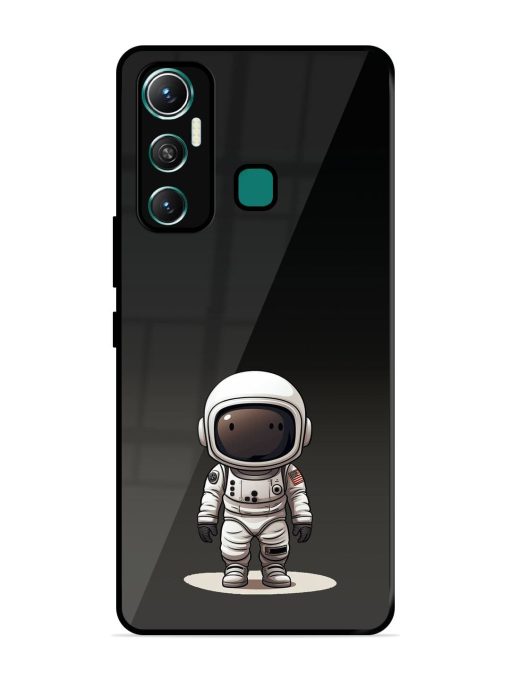 Neon Astronaut Glossy Soft Edge Case for Infinix Hot 11 (2021)