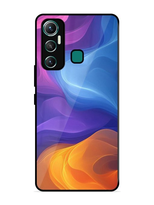 Cosmic Currents Glossy Soft Edge Case for Infinix Hot 11 (2021)