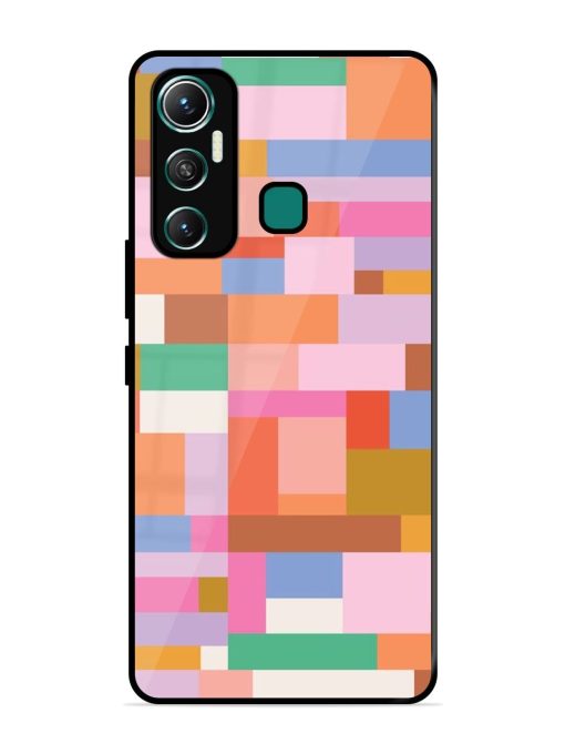 Colorful Chaos Glossy Soft Edge Case for Infinix Hot 11 (2021)