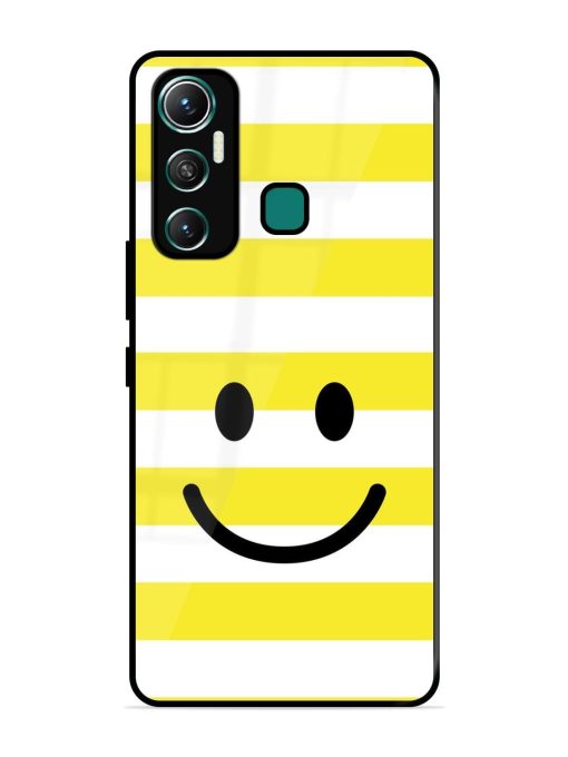 Smiling Stripes Glossy Soft Edge Case for Infinix Hot 11 (2021)