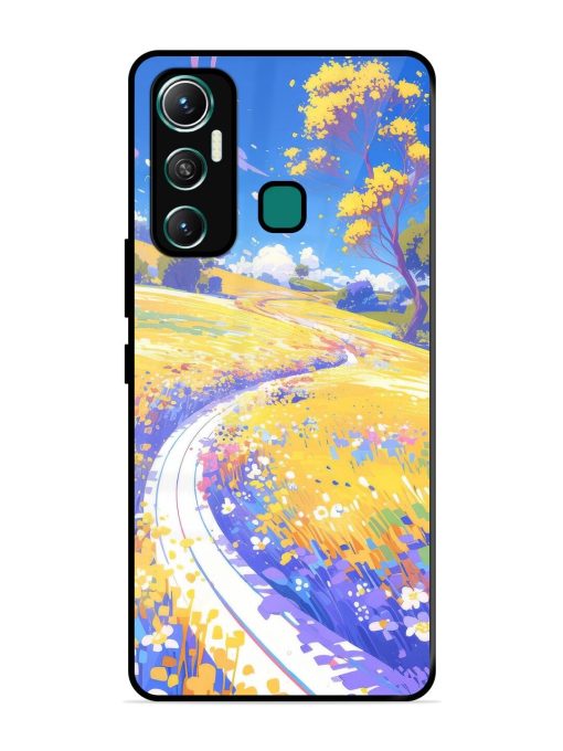 Vibrant Spring Meadow Glossy Soft Edge Case for Infinix Hot 11 (2021)