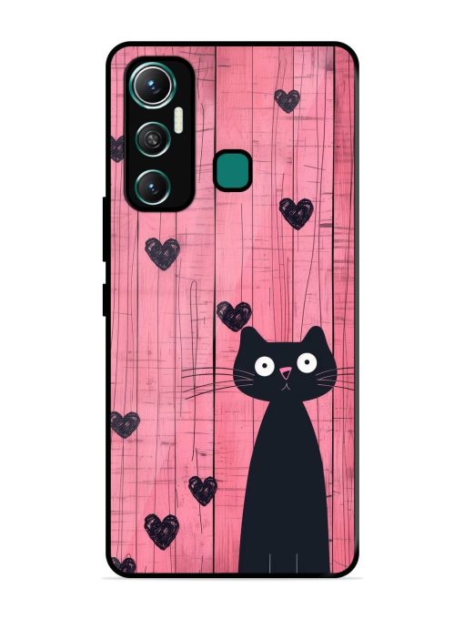 Feline Valentine'S Day Glossy Soft Edge Case for Infinix Hot 11 (2021)