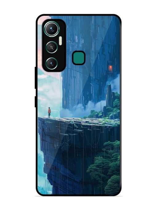 Solitude In The Sky Glossy Soft Edge Case for Infinix Hot 11 (2021)