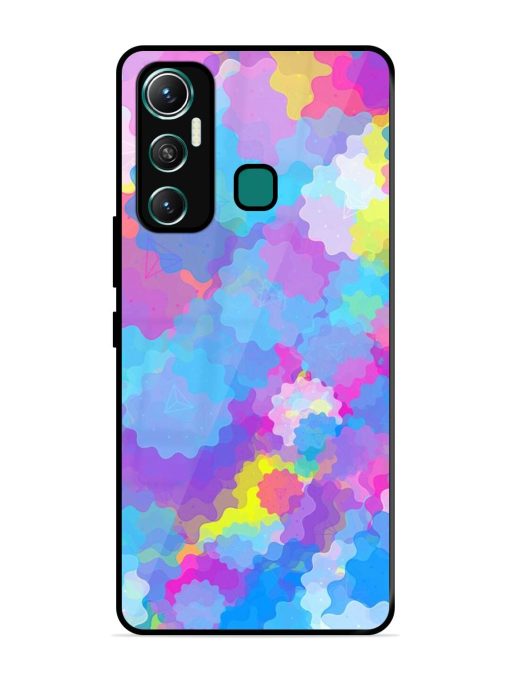 Psychedelic Cloud Burst Glossy Soft Edge Case for Infinix Hot 11 (2021)