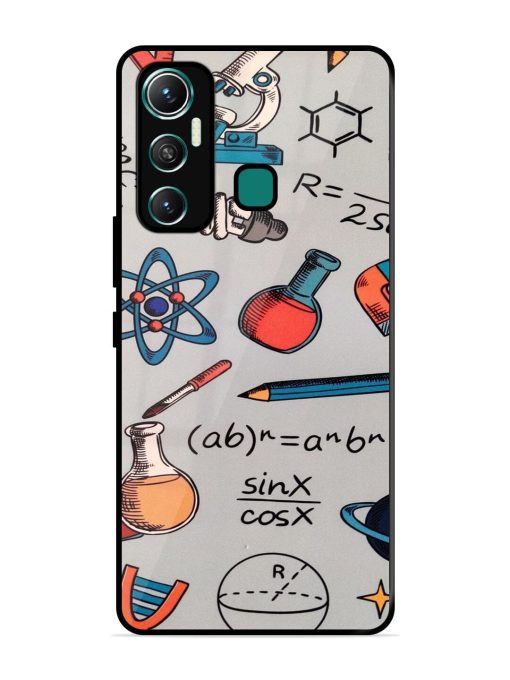 Science Doodle Delight Glossy Soft Edge Case for Infinix Hot 11 (2021)