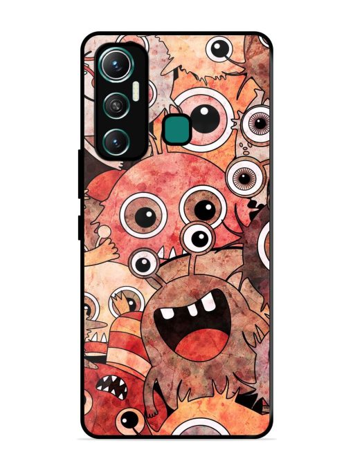 Monster Mash Glossy Soft Edge Case for Infinix Hot 11 (2021)