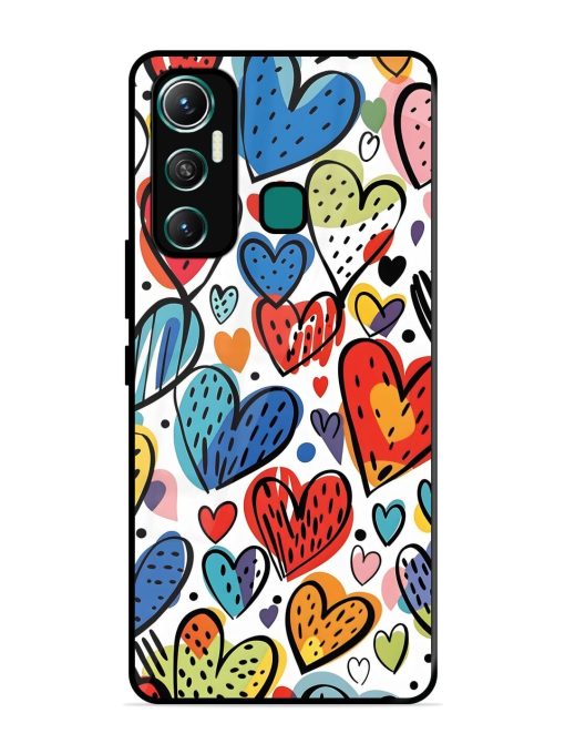 Heartfelt Harmony Glossy Soft Edge Case for Infinix Hot 11 (2021)