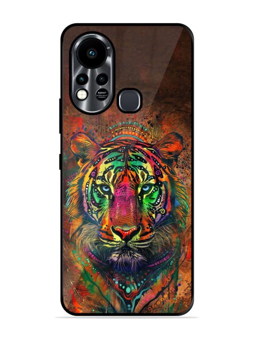 Cosmic Tiger Glossy Soft Edge Case for Infinix Hot 11S Chachhi