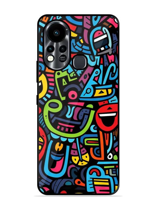 Doodlephoria Glossy Soft Edge Case for Infinix Hot 11S Chachhi