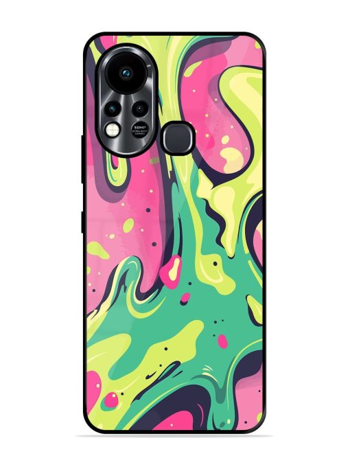 Gooey Grooves Glossy Soft Edge Case for Infinix Hot 11S Chachhi