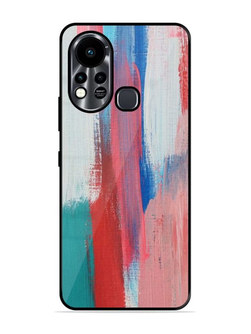 Colorful Chaos Glossy Soft Edge Case for Infinix Hot 11S Chachhi