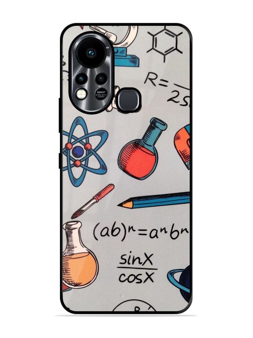 Science Doodle Glossy Soft Edge Case for Infinix Hot 11S Chachhi